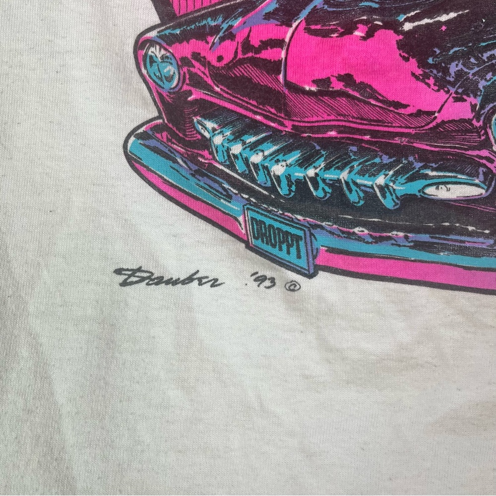 Vintage Fruit of the Loom James Dean Run Graphic Tee XL Made in USA - Picture 16 of 16